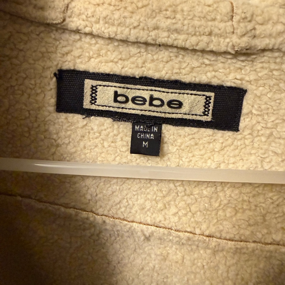 Vintage Bebe Camel Teddy Jacket - Picture 2 of 3
